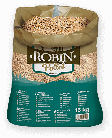 worek pelletu opałowego Robin do kupienia w Odolanowie lub sklepie internetowym